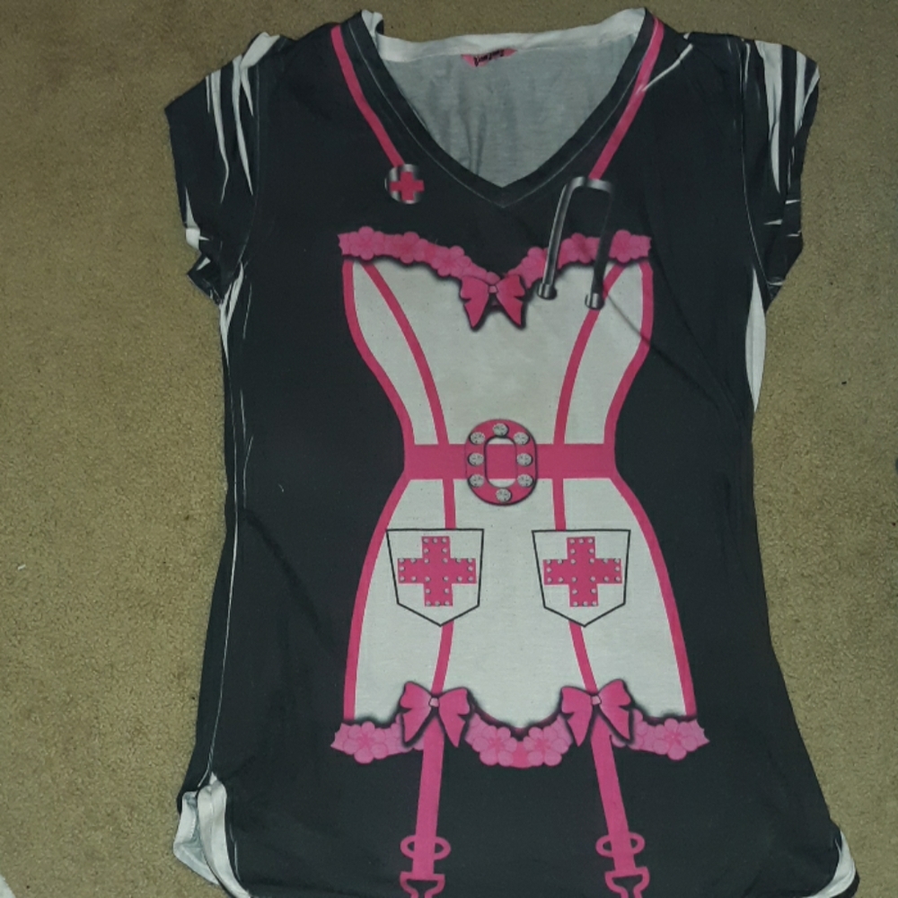 Nightgown with print